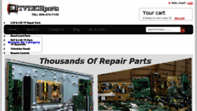 What Tvtechparts.com website looked like in 2016 (7 years ago)