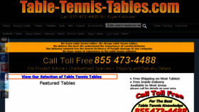 What Table-tennis-tables.com website looked like in 2016 (7 years ago)