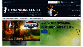 What Trampolinecenter.ch website looked like in 2016 (7 years ago)