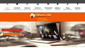 What Tonaflod.is website looked like in 2016 (7 years ago)