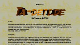 What Ta-deti.de website looked like in 2016 (7 years ago)