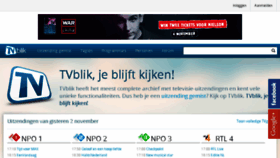 What Tvblik.com website looked like in 2016 (7 years ago)