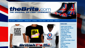 What Thebrits.com website looked like in 2016 (7 years ago)