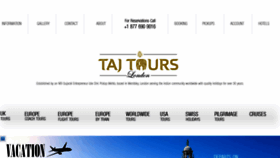 What Tajtoursuk.com website looked like in 2016 (7 years ago)