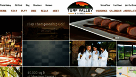 What Turfvalley.com website looked like in 2016 (7 years ago)