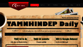 What Tamnhindep.com website looked like in 2016 (7 years ago)
