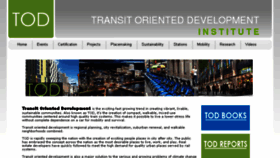 What Tod.org website looked like in 2016 (7 years ago)