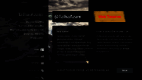 What Talhaazam.com website looked like in 2016 (7 years ago)