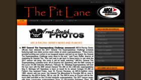 What Thepitlane.org website looked like in 2016 (7 years ago)