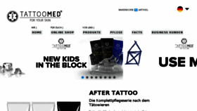 What Tattoomed.de website looked like in 2016 (7 years ago)