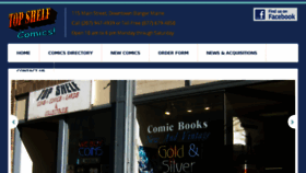 What Tcomics.com website looked like in 2016 (9 years ago)
