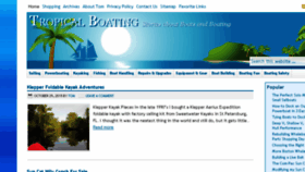 What Tropicalboating.com website looked like in 2016 (7 years ago)