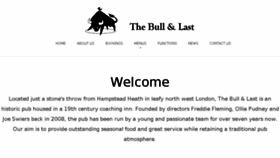 What Thebullandlast.co.uk website looked like in 2016 (7 years ago)