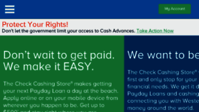 What Thecheckcashingstore.com website looked like in 2016 (7 years ago)