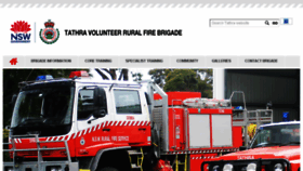 What Tathrafirebrigade.org.au website looked like in 2016 (7 years ago)