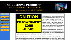 What Thebusinesspromoter.com website looked like in 2016 (7 years ago)
