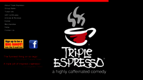What Tripleespresso.com website looked like in 2016 (7 years ago)