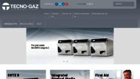 What Tecnogaz.com website looked like in 2016 (7 years ago)