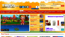 What Tbogames.net website looked like in 2016 (7 years ago)