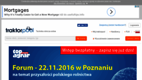 What Traktorpool.pl website looked like in 2016 (7 years ago)