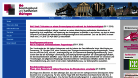 What Thueringer-beamtenbund.de website looked like in 2016 (7 years ago)