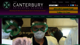What Thecanterburyschool.org website looked like in 2016 (7 years ago)