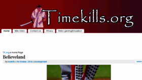 What Timekills.org website looked like in 2016 (7 years ago)