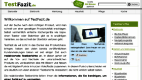 What Testfazit.de website looked like in 2016 (7 years ago)