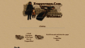 What Trapperman.com website looked like in 2016 (7 years ago)