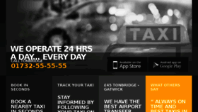 What Tonbridgetaxi.co.uk website looked like in 2016 (7 years ago)