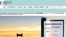 What Themarkersanfrancisco.com website looked like in 2016 (7 years ago)