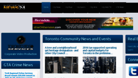 What Torontonews24.com website looked like in 2016 (7 years ago)