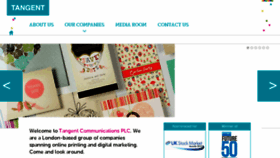What Tangentuk.com website looked like in 2016 (8 years ago)