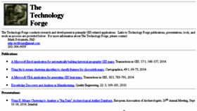 What Technologyforge.net website looked like in 2016 (7 years ago)