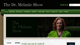 What Thedrmelanieshow.com website looked like in 2016 (7 years ago)