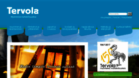 What Tervola.fi website looked like in 2016 (7 years ago)