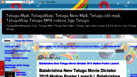 What Telugump4.blogspot.in website looked like in 2016 (7 years ago)