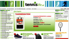 What Tennislife.at website looked like in 2016 (7 years ago)
