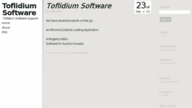 What Toflidium.com website looked like in 2016 (7 years ago)