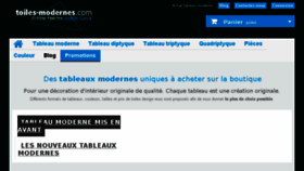 What Toiles-modernes.com website looked like in 2016 (7 years ago)