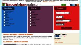 What Trouverleboncadeau.com website looked like in 2016 (7 years ago)