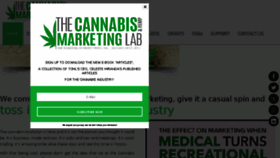 What Thecannabismarketinglab.com website looked like in 2016 (7 years ago)