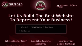 What Thetfordwd.com website looked like in 2016 (7 years ago)