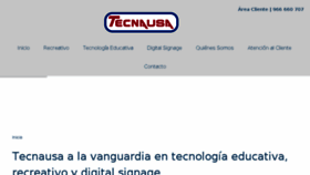 What Tecnausa.com website looked like in 2016 (7 years ago)