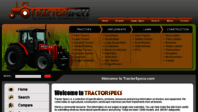 What Tractorspecs.com website looked like in 2016 (7 years ago)
