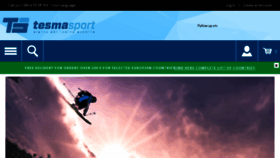 What Tesmasport.com website looked like in 2016 (7 years ago)