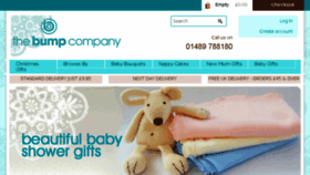 What Thebumpcompany.co.uk website looked like in 2016 (7 years ago)
