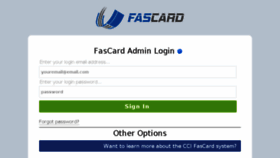 What Testadmin.fascard.com website looked like in 2016 (7 years ago)