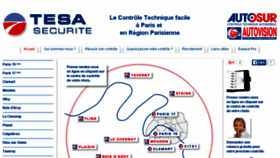 What Tesasecurite.fr website looked like in 2016 (7 years ago)