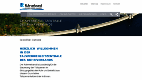 What Talsperrenleitzentrale-ruhr.de website looked like in 2016 (7 years ago)